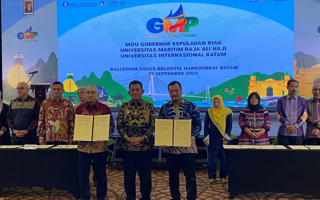 Gubernur Kepri, Universitas Maritim Raja Ali Haji, dan Universitas Internasional Batam Tandatangani MoU untuk Penyelenggaraan Gerakan Membina Wisausaha Kepulauan Riau